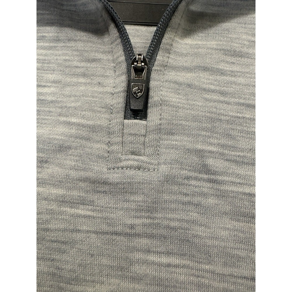 NEW Kuhl Team 1/4 Zip Merino Wool Pullover Sweater Men's XXL 2XL "Ash" Aeroknit - Picture 4 of 12